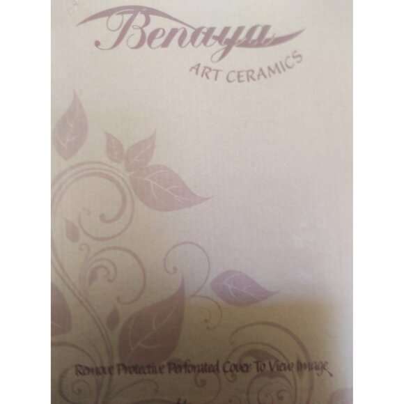 Benaya Ceramics Wall or Table Ceramic Tile 8x12" "Lake Cottage" - Picture 8 of 10